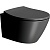 Унитаз подвесной GSI MODO 52х37мм, Swirlflush, с креплением, чёрный матовый, арт. 9816FR226