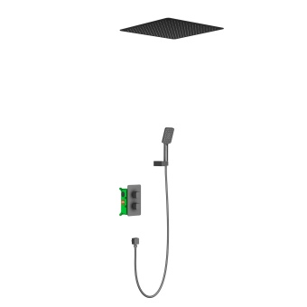 Душевая система Petruma SX-5029/03SM термо встраиваемая, черный