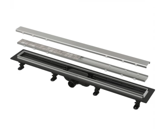 Желоб водоотводящий AlcaPlast APZ20-850  с двусротонней решеткой Simple 850