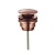 Донный клапан для раковины AQUAme AQM7003BC шлифованная медь