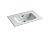 Раковина мебельная Ceramicanova Element, 710*465*180 мм, арт. CN7007 цвет белый
