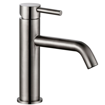 Смеситель для раковины AQUAme Siena AQM6210GM, оружейная сталь