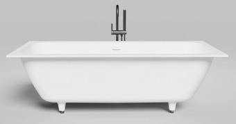 Ванна S-Sense ORLANDA AXIS KIT 190x80 глянцевая/ДК белый (выпуск+сифон)